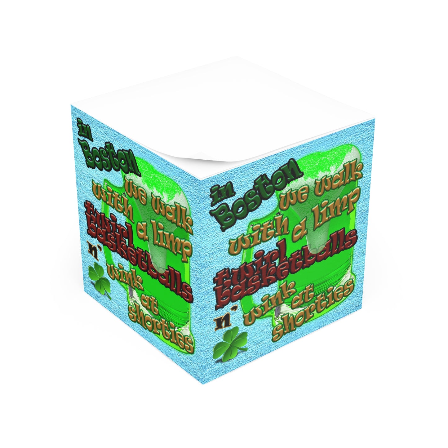 celtic's logo - note cube (faded blue)