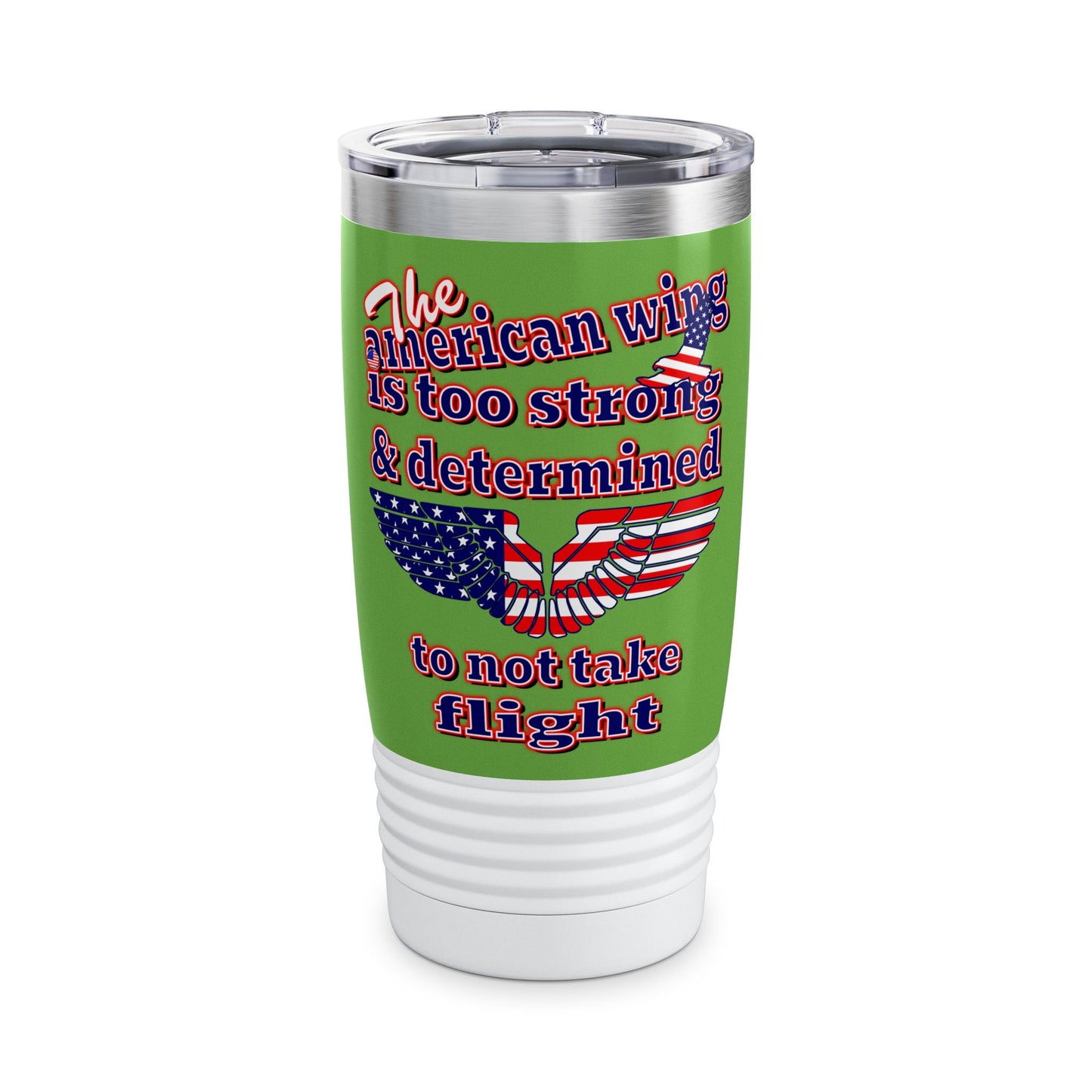 american wing - Ringneck Tumbler, 20oz (green)