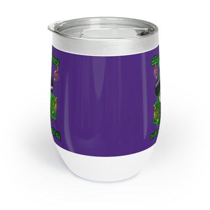 disc jockey - Chill Wine Tumbler (purple)