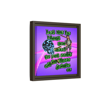 og - framed canvas art (purple-pink wave)