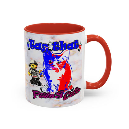 tag that - Accent Mug (white marble)