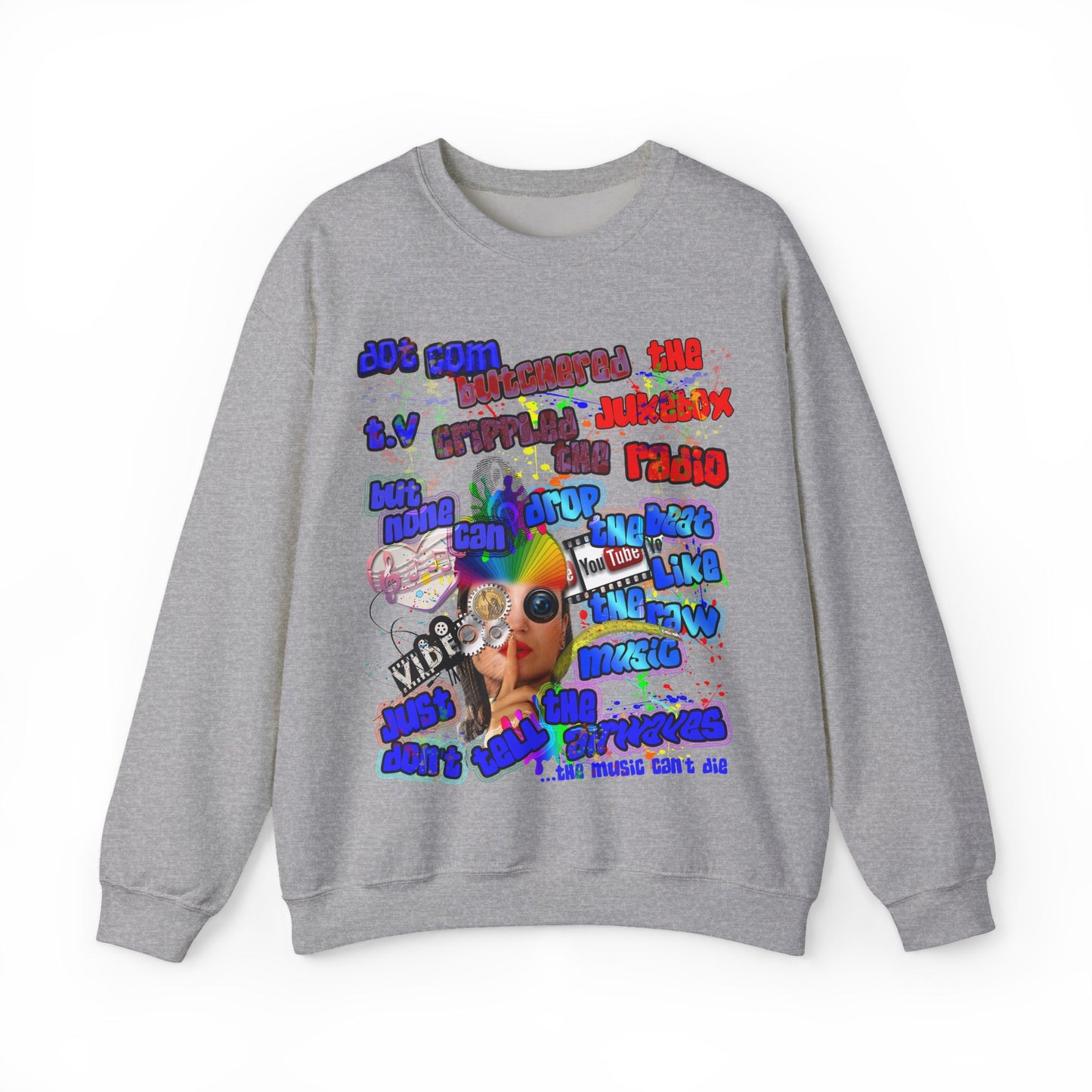 drop the beat - Unisex Heavy Blend™ Crewneck Sweatshirt