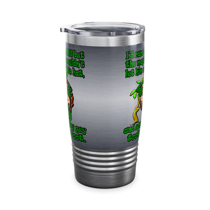 turtle race - Ringneck Tumbler, 20oz (brushed nickel)
