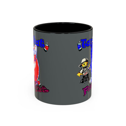 tag that - Accent Mug (dark grey)