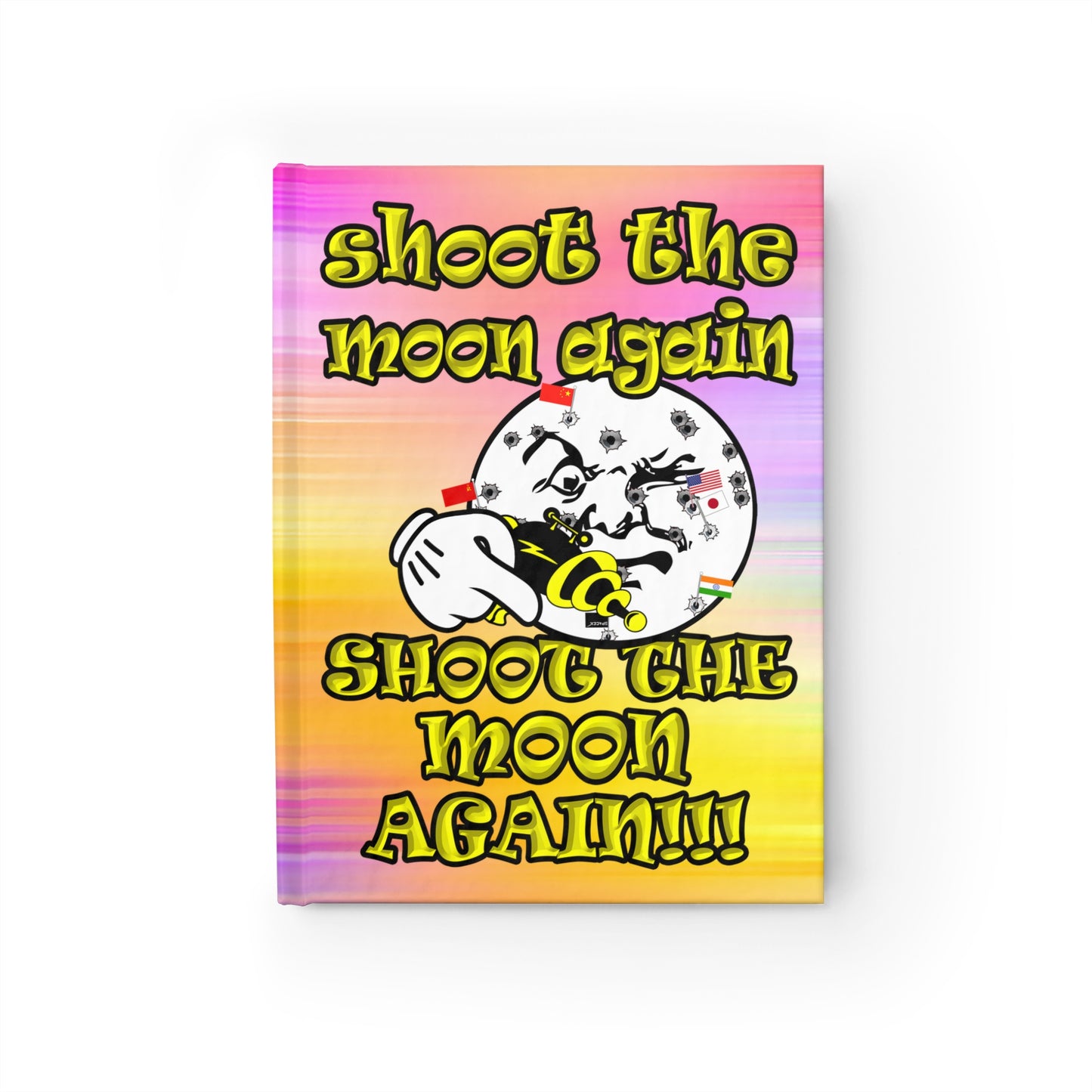 shoot the moon again - journal-blank (color blur)