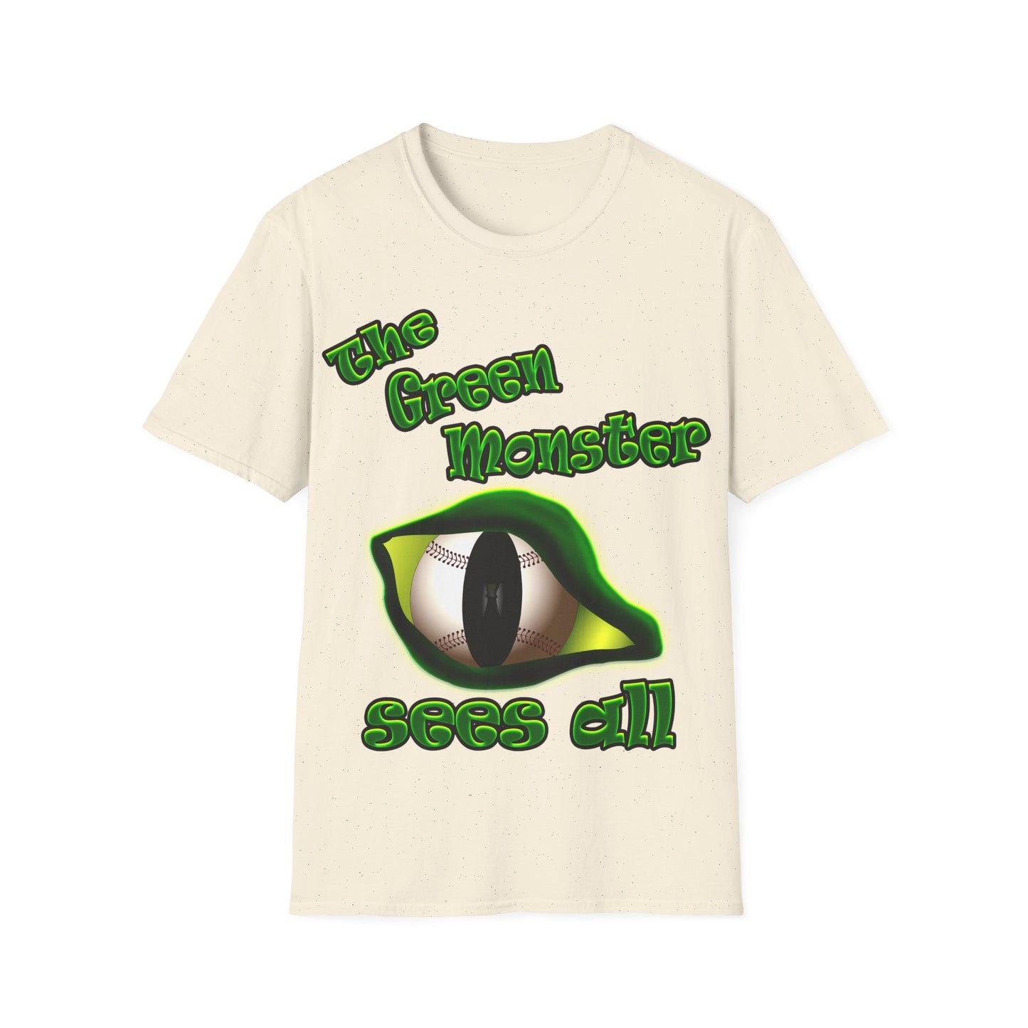 green monster - Unisex Softstyle T-Shirt