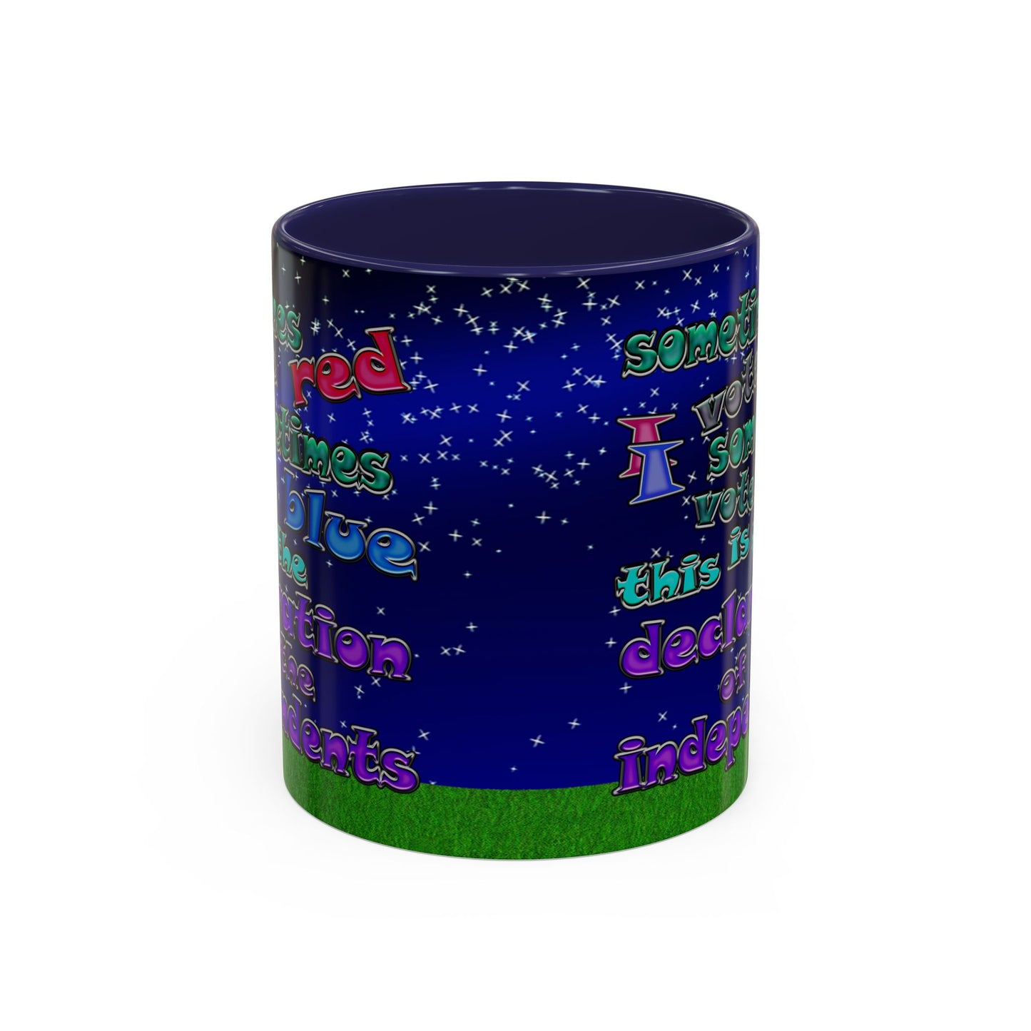 declaration of the independents - Accent Mug ('snoops' background)