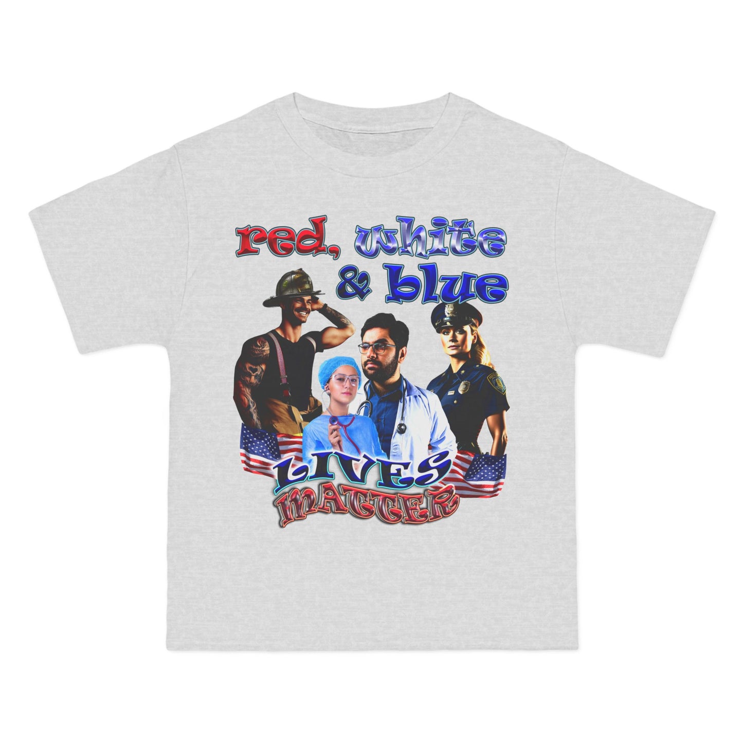 rw&b lives matter - Beefy-T®  Short-Sleeve T-Shirt