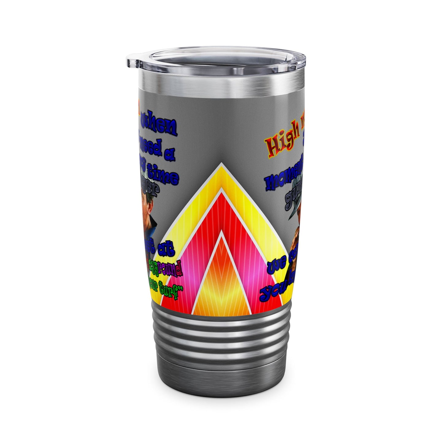 high noon - Ringneck Tumbler, 20oz (rainbow split)