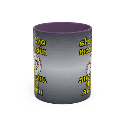 shoot the moon again - Accent Mug (brushed nickel)