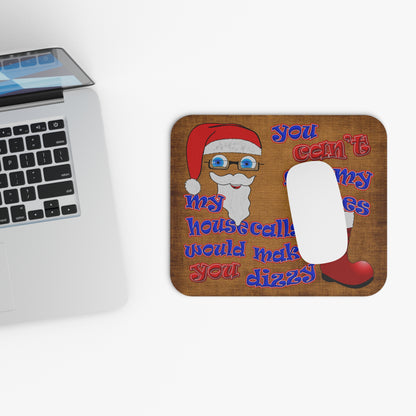 santa's shoes - Mouse Pad (Rectangle) (brown papyrus)