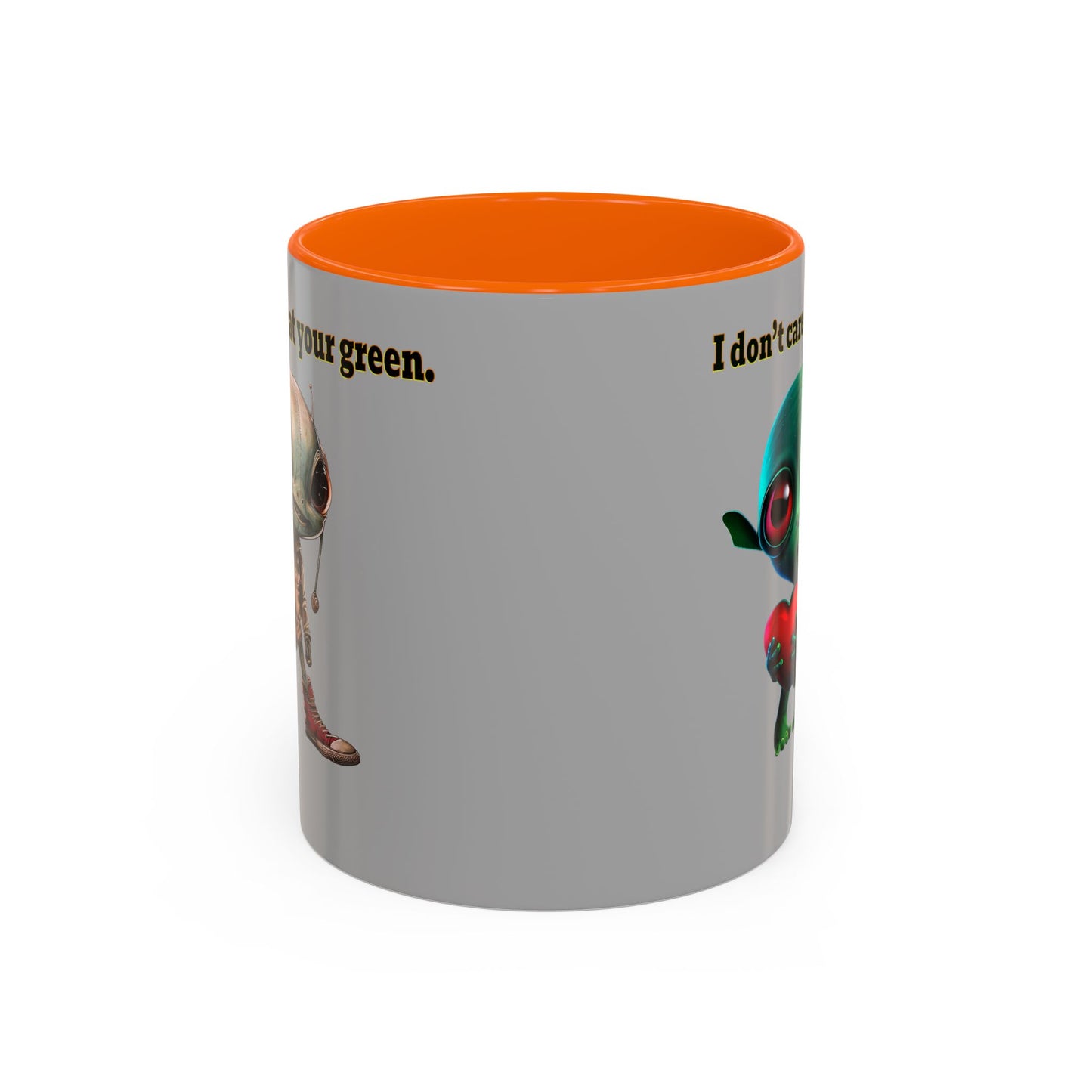 I don't care that your grey - Accent Mug (light grey)