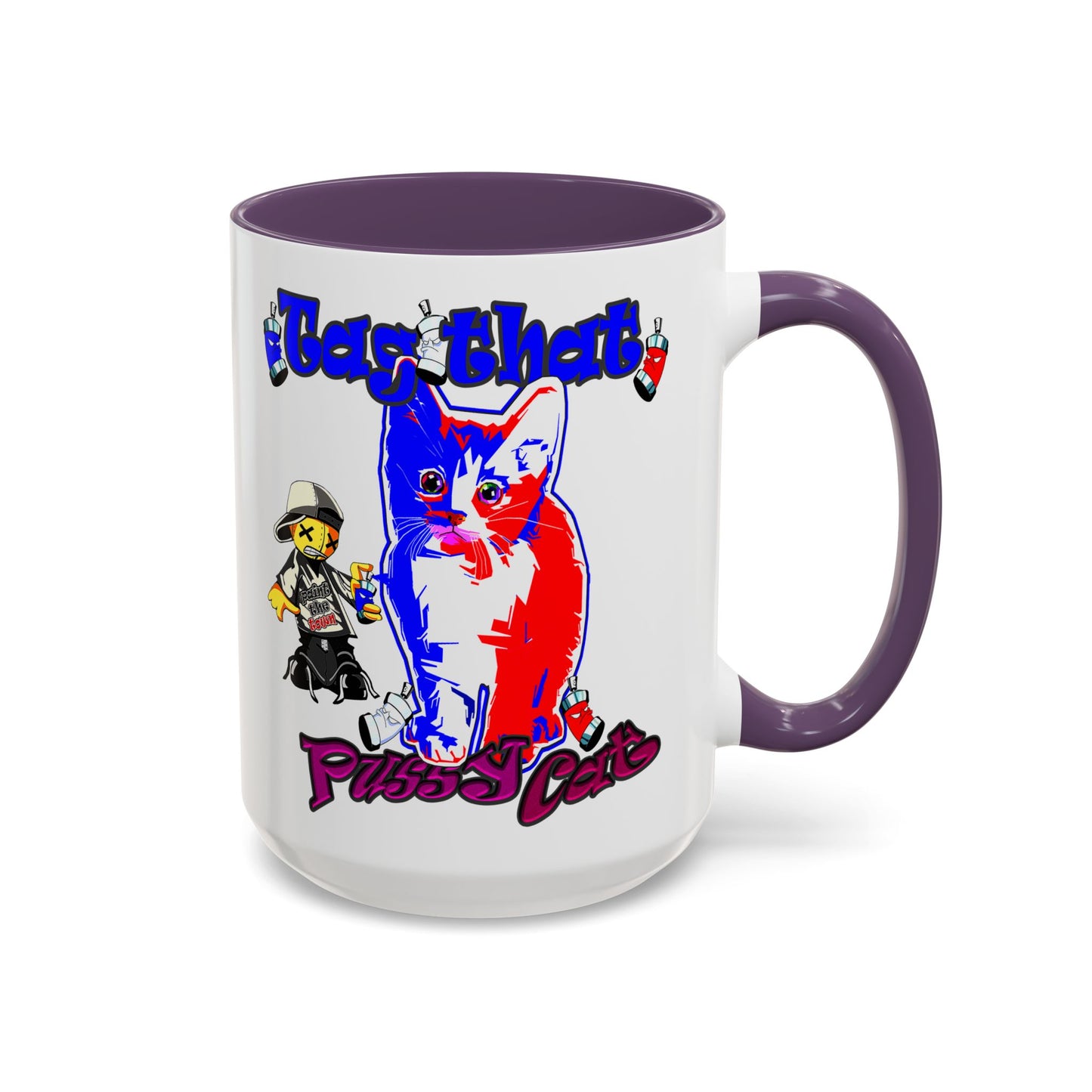 tag that - Accent Mug (white)