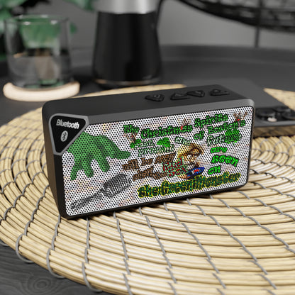 christmas spirits of boston - Jabba Bluetooth Speaker (white marble)