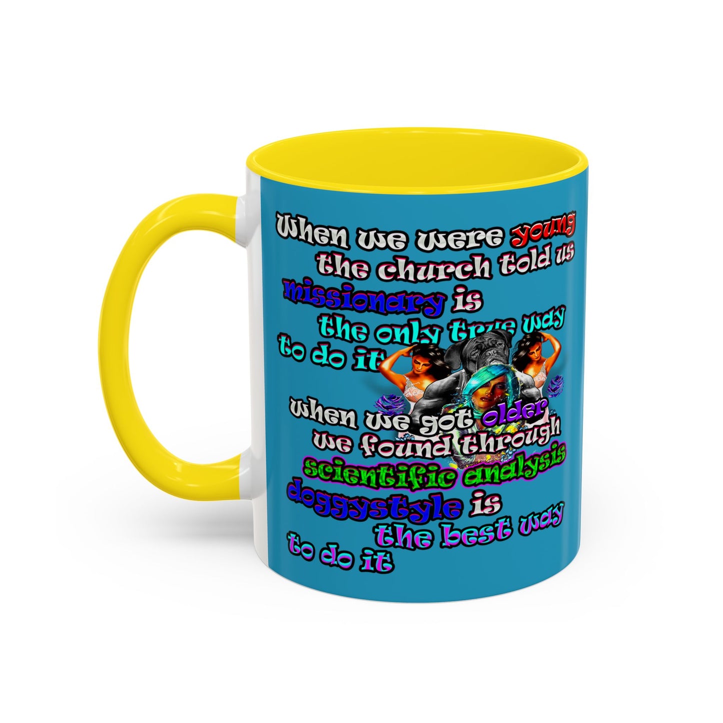 doggystyle - Accent Mug (turquoise)