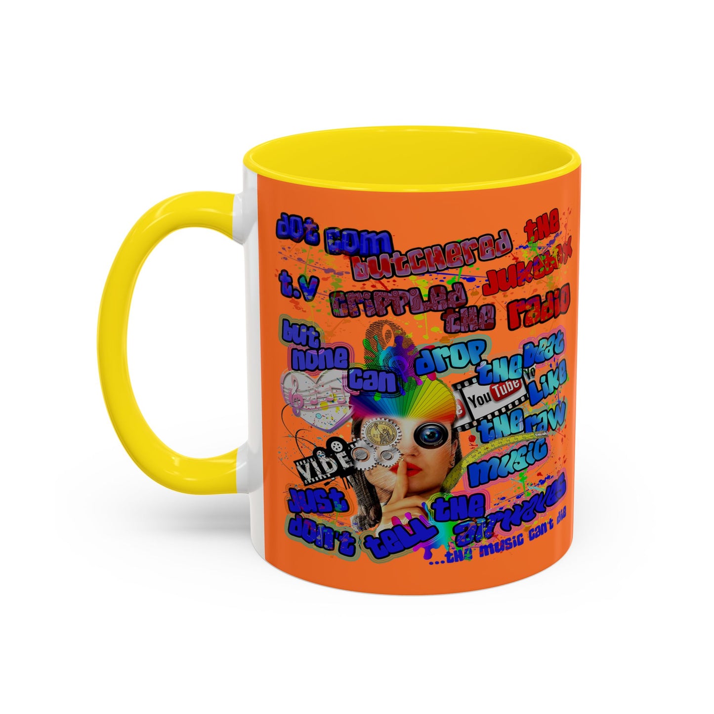 drop the beat - Accent Mug (crusta)