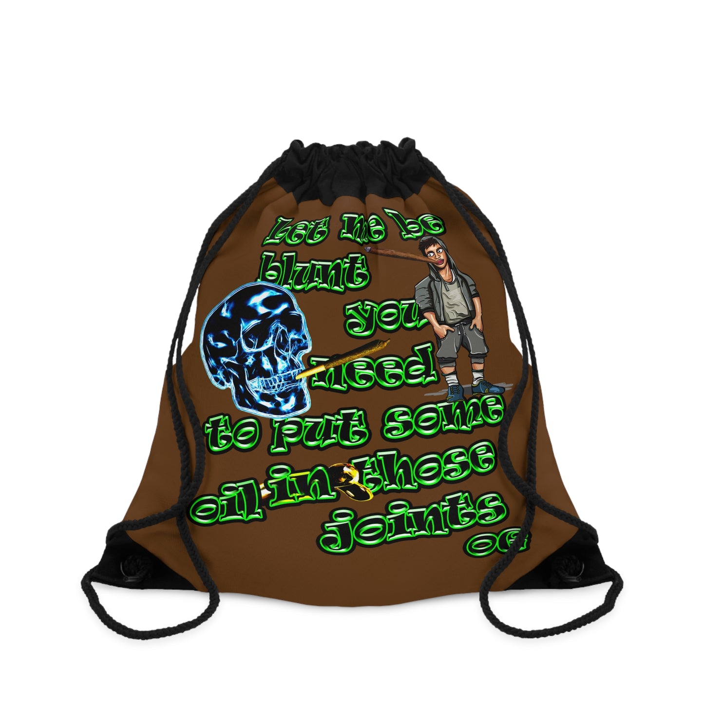 og - Drawstring Bag (brown)