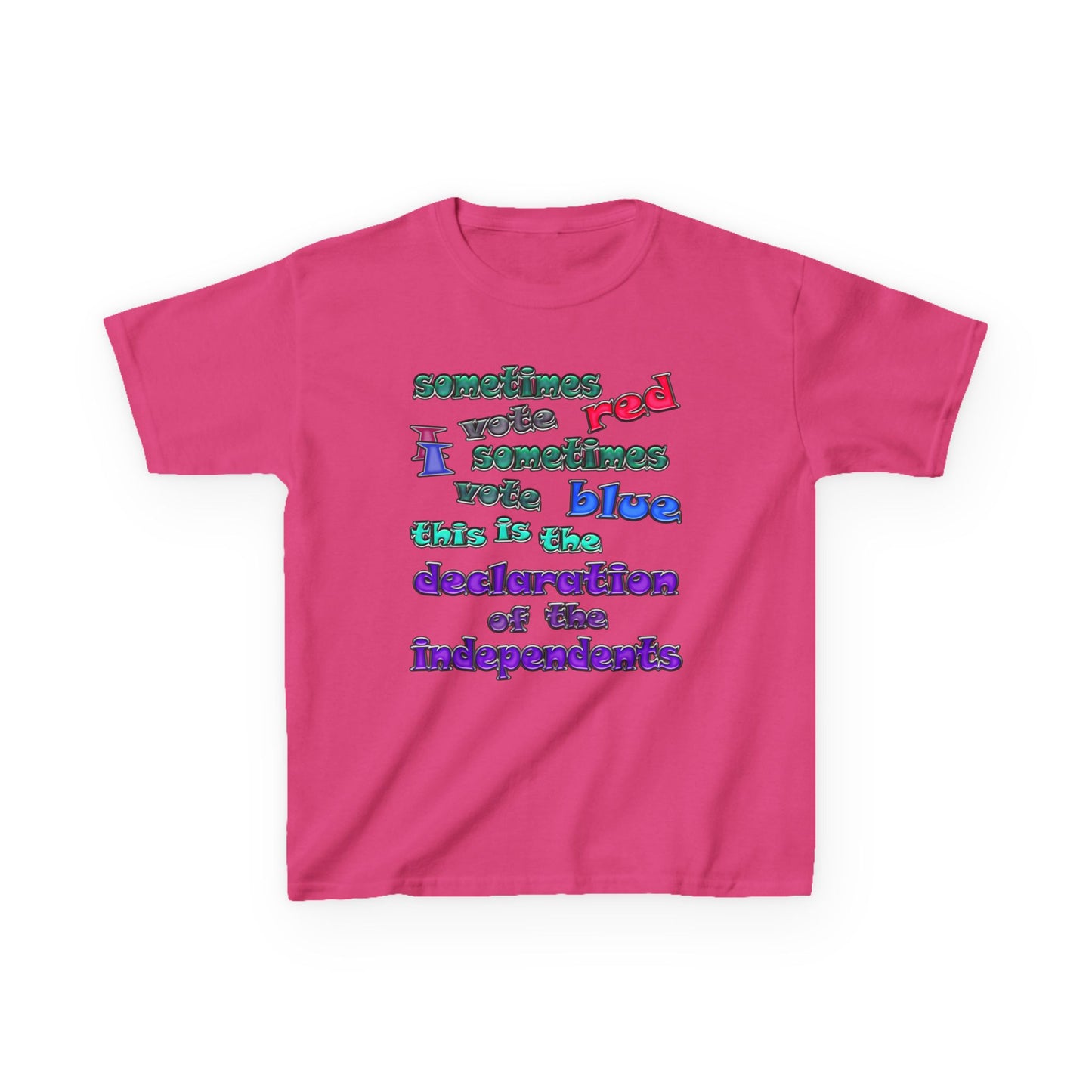 declaration of the independents - Kids Heavy Cotton™ Tee