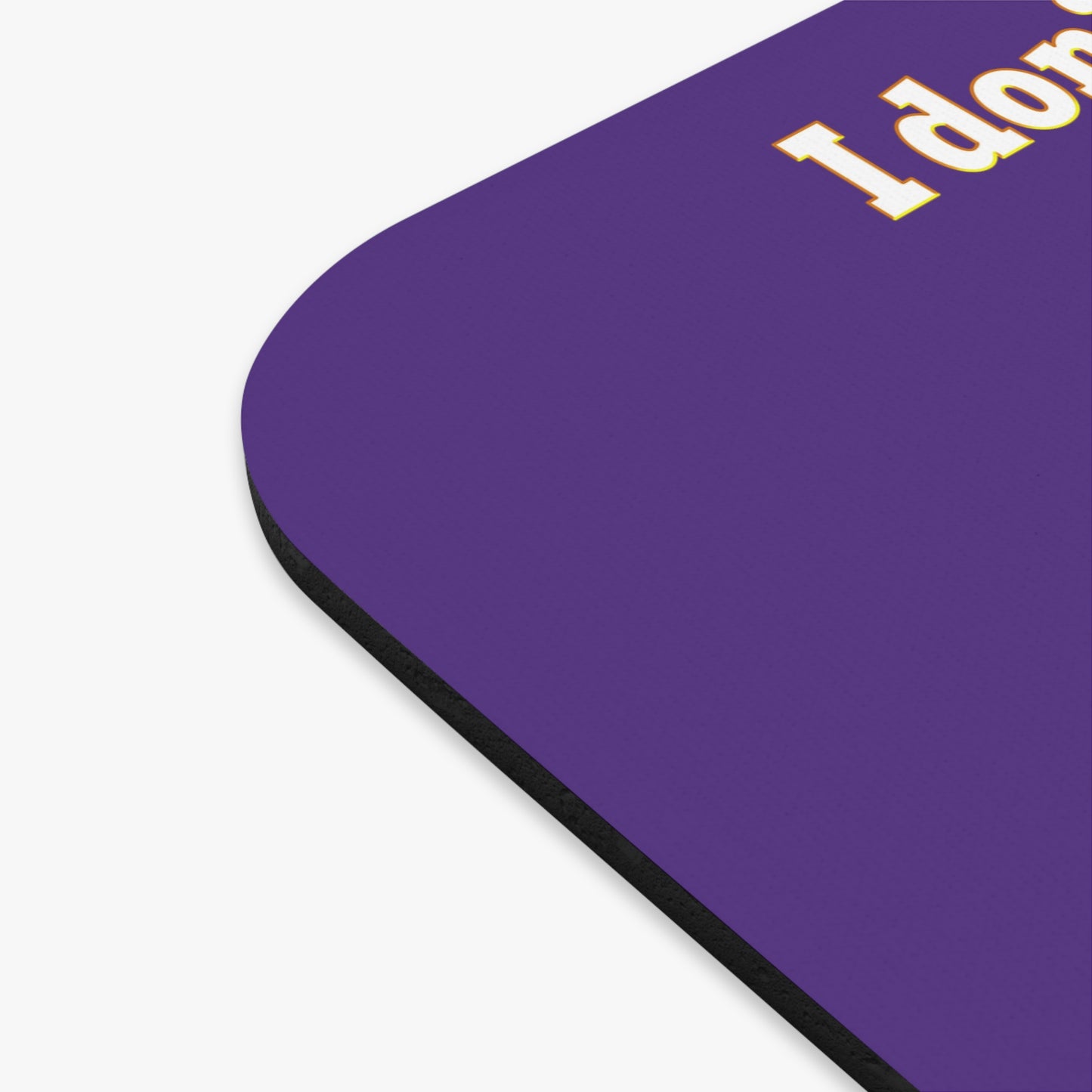 I don't care that your grey - Mouse Pad (Rectangle) (purple)