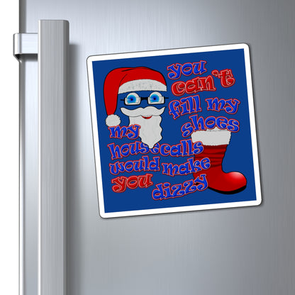 santa's shoes - Magnets - (dark blue)