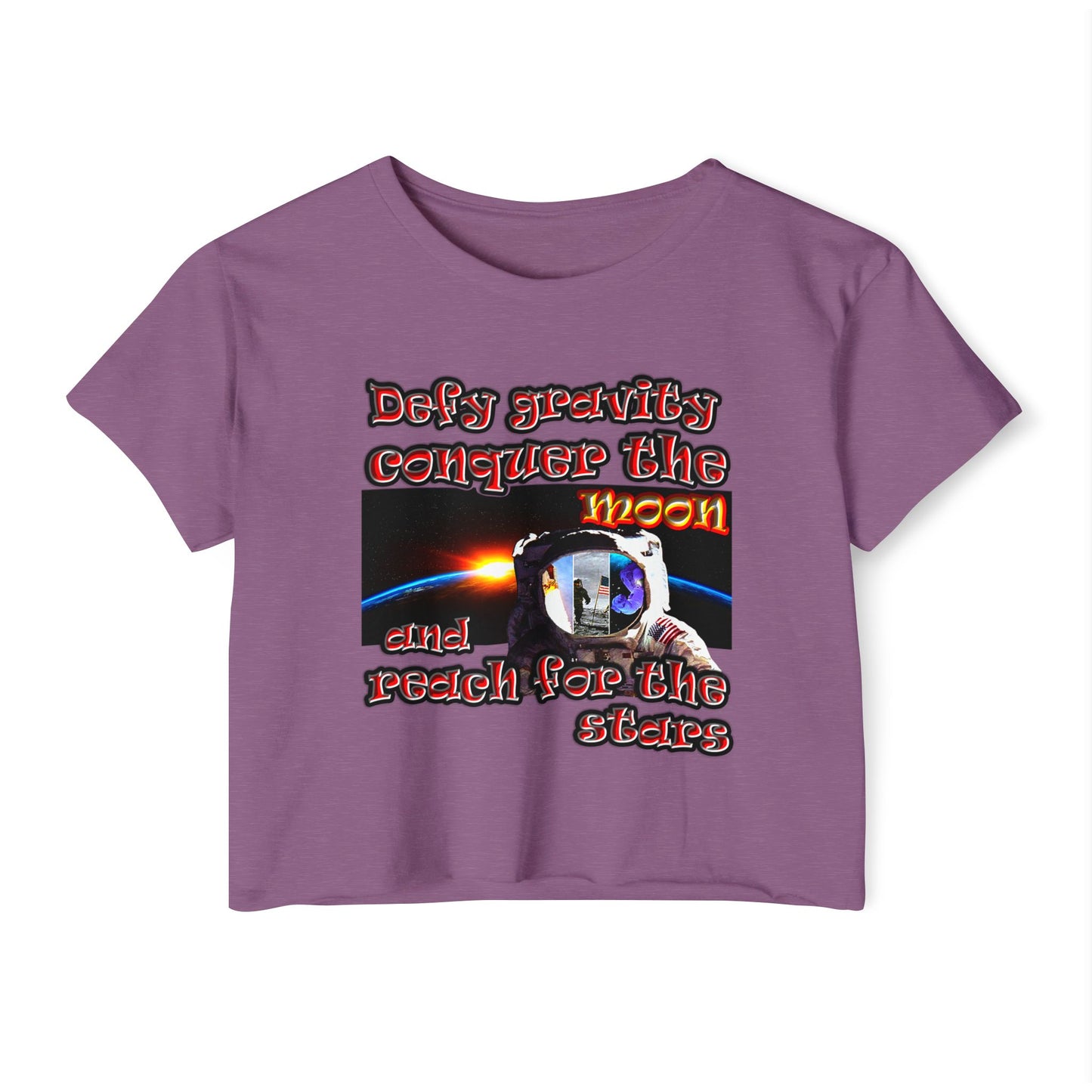 defy conquer reach - Women's Festival Crop Top