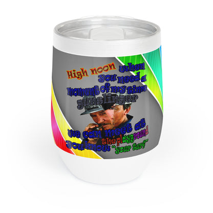 high noon - Chill Wine Tumbler (rainbow split)