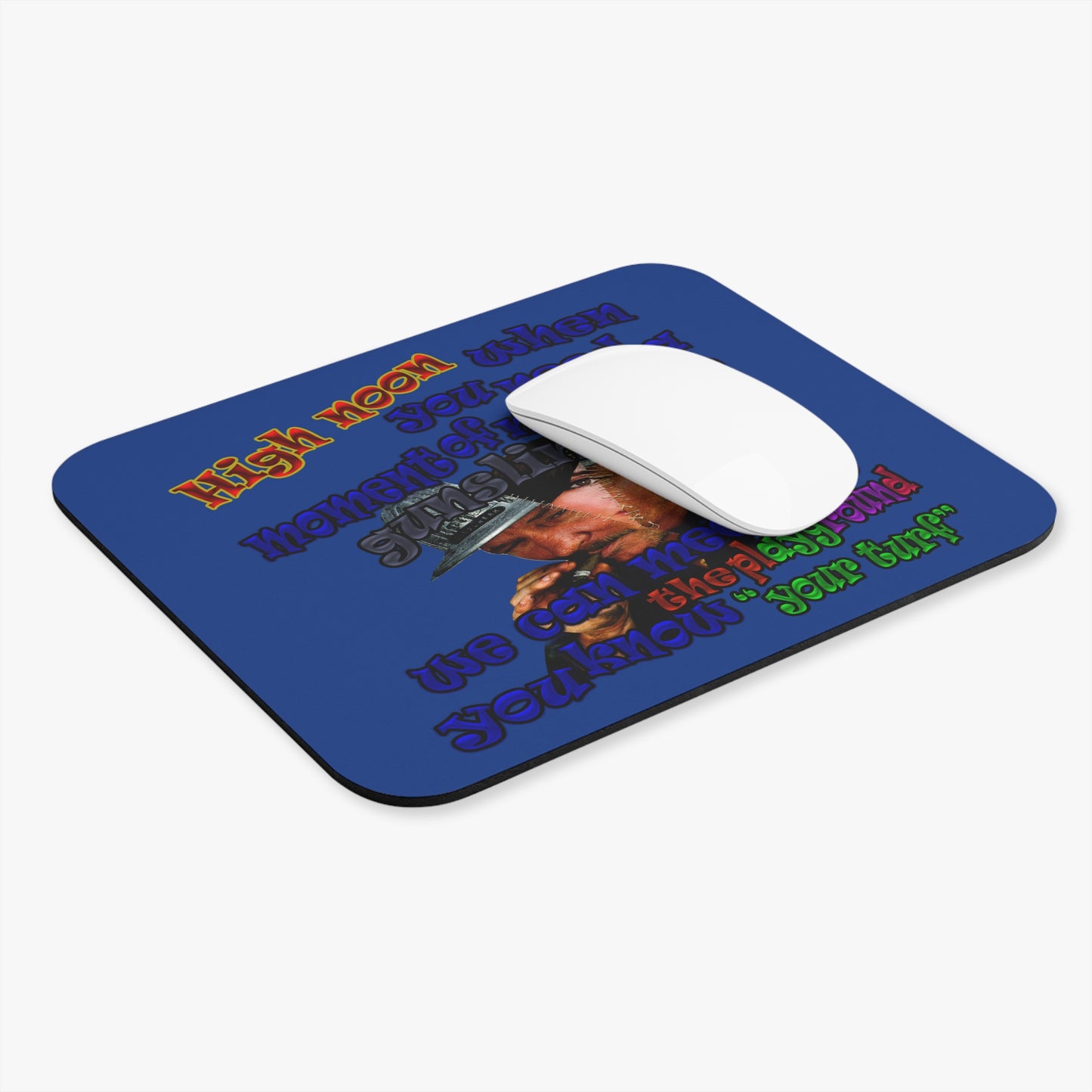 high noon - Mouse Pad (Rectangle) (dark blue)