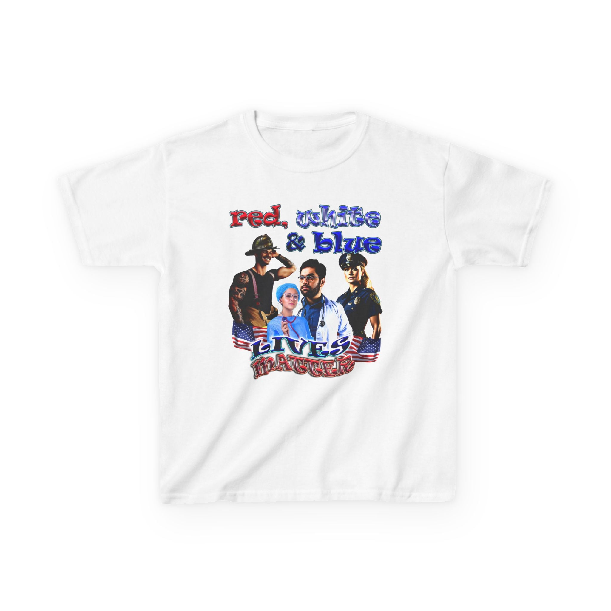 rw&b lives matter - Kids Heavy Cotton™ Tee