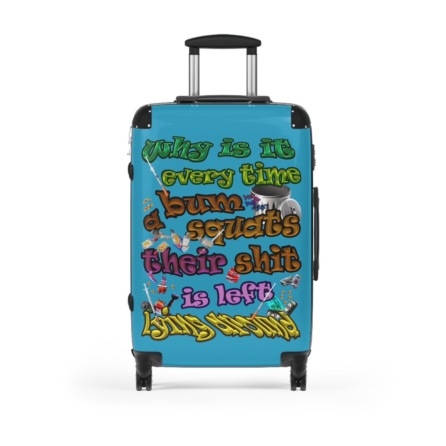 the bum's shit - Suitcase (turquoise)