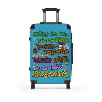 the bum's shit - Suitcase (turquoise)