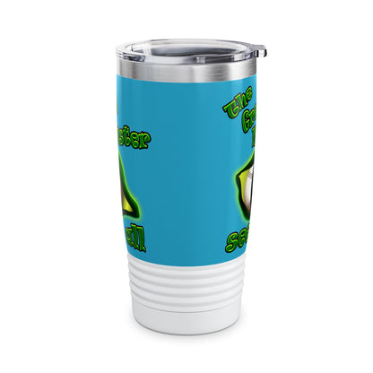 green monster - Ringneck Tumbler, 20oz (turquoise)