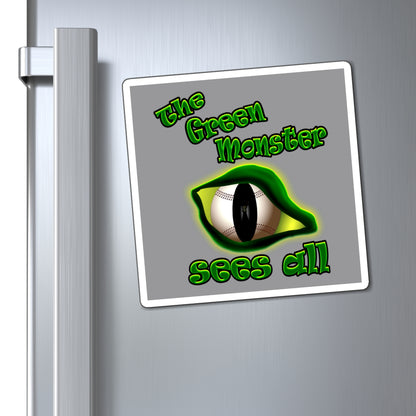 green monster - Magnets - (grey)