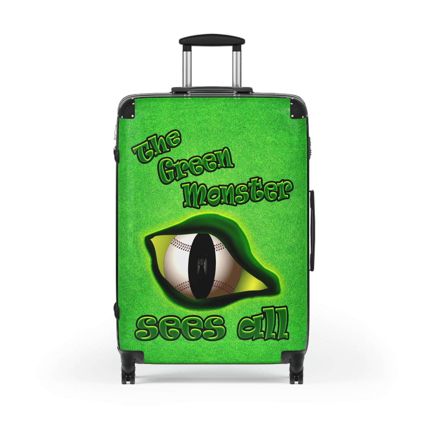 green monster - Suitcase (green turf)