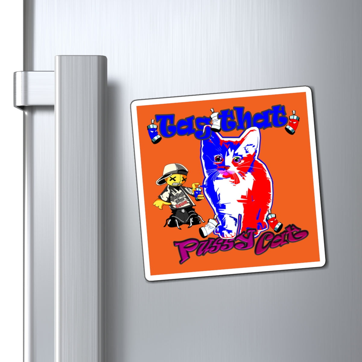 tag that - Magnets - (orange)