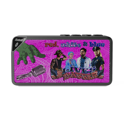rw&b lives matter - Jabba Bluetooth Speaker (pink swirl)