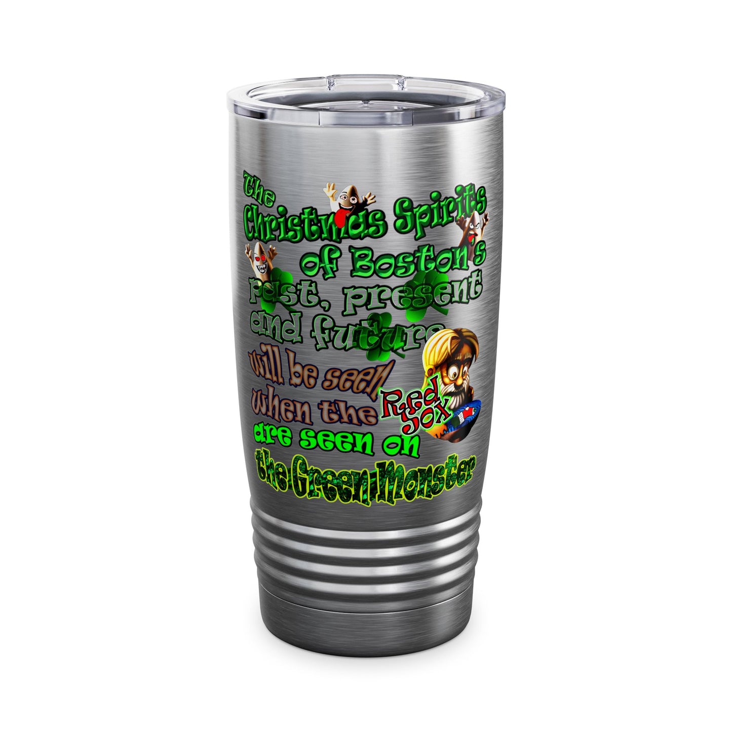 christmas spirits of boston - Ringneck Tumbler, 20oz