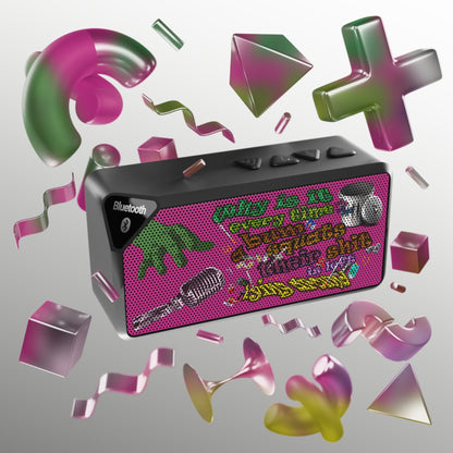 the bum's shit - Jabba Bluetooth Speaker (pink)