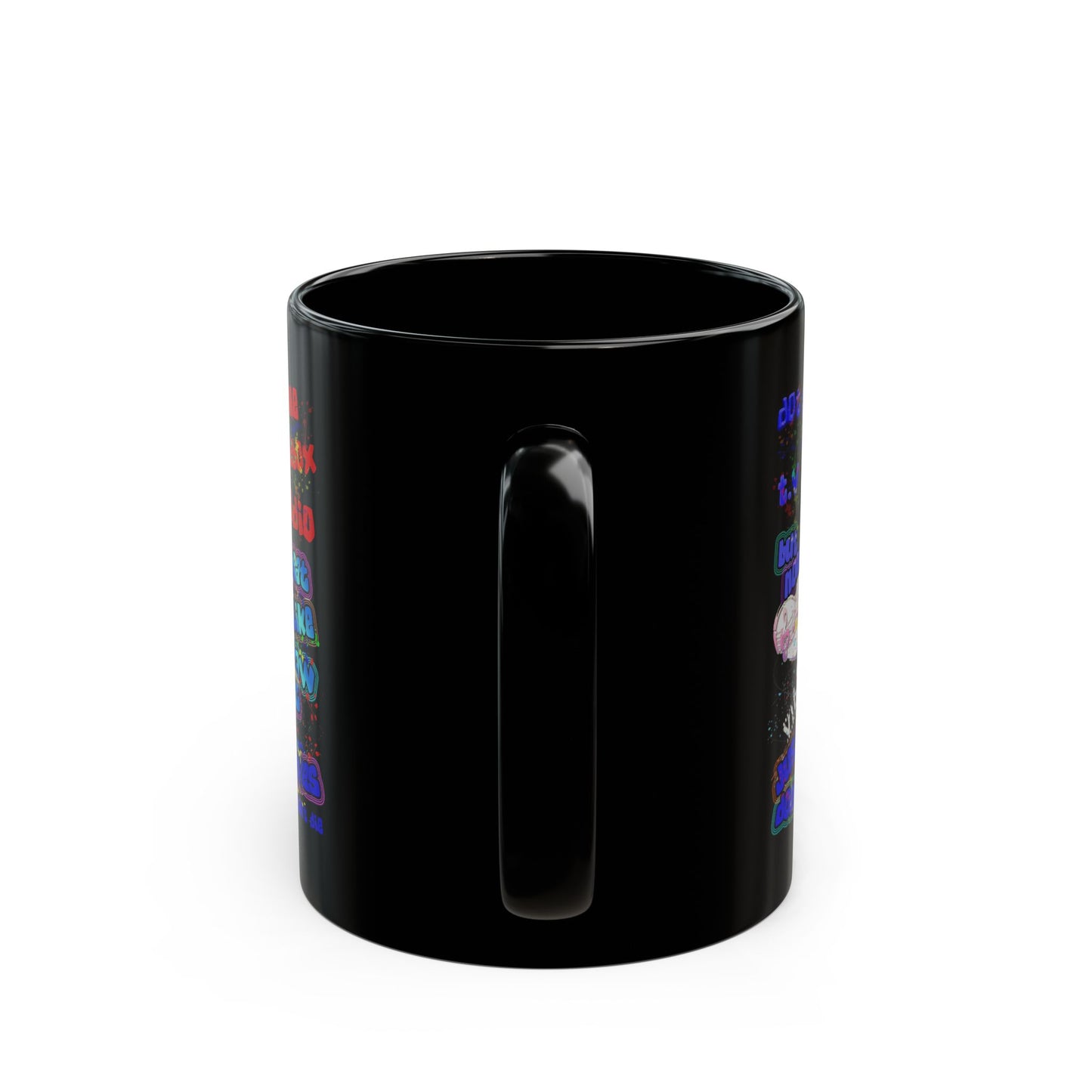 drop the beat - Black Mug