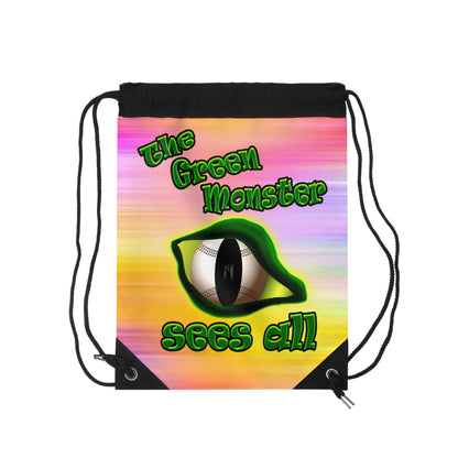 green monster - Drawstring Bag (color blur)