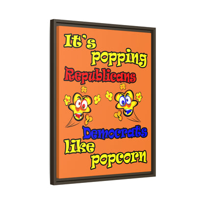 popping like popcorn - framed canvas art (crusta)