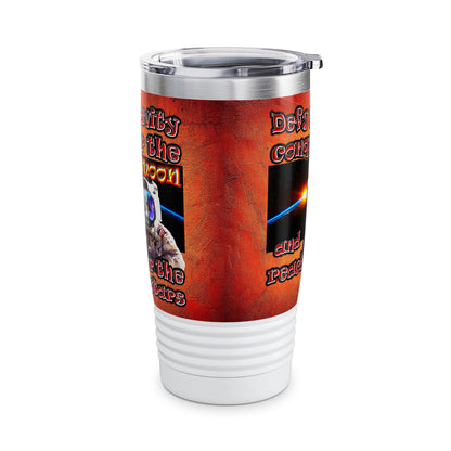 defy conquer reach - Ringneck Tumbler, 20oz (burnt orange)