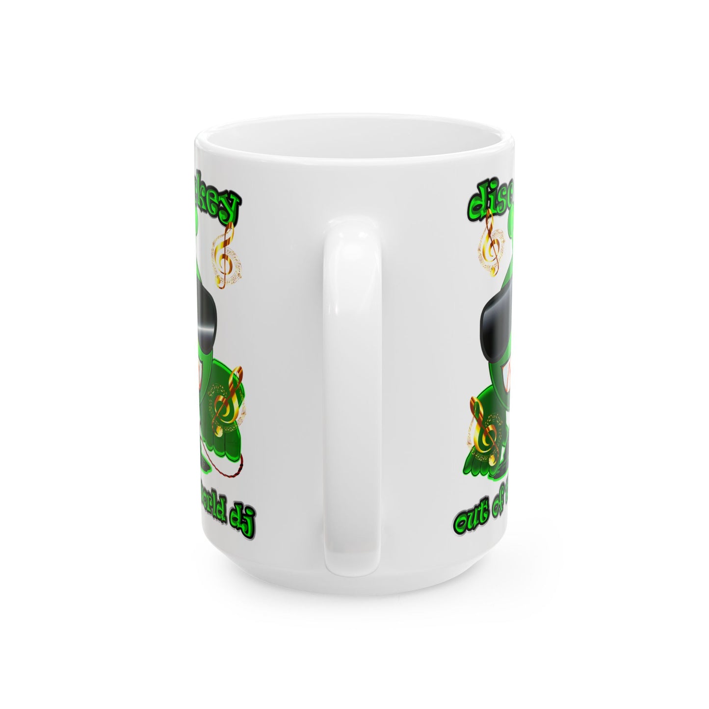disc jockey - White Mug (white)