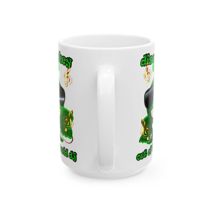 disc jockey - White Mug (white)