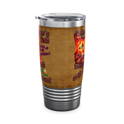 schrodinger's cat - Ringneck Tumbler, 20oz (brown papyrus)