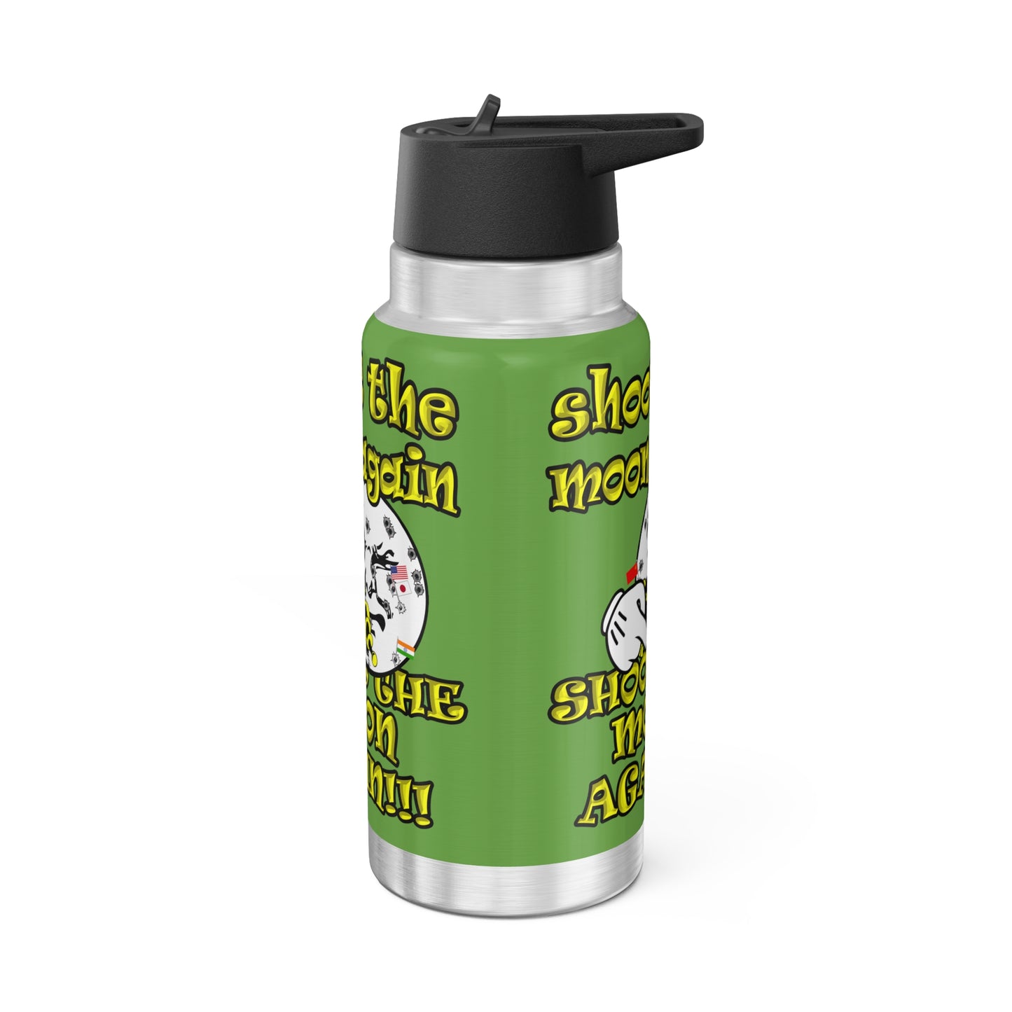 shoot the moon again - Gator Tumbler, 32oz (green)