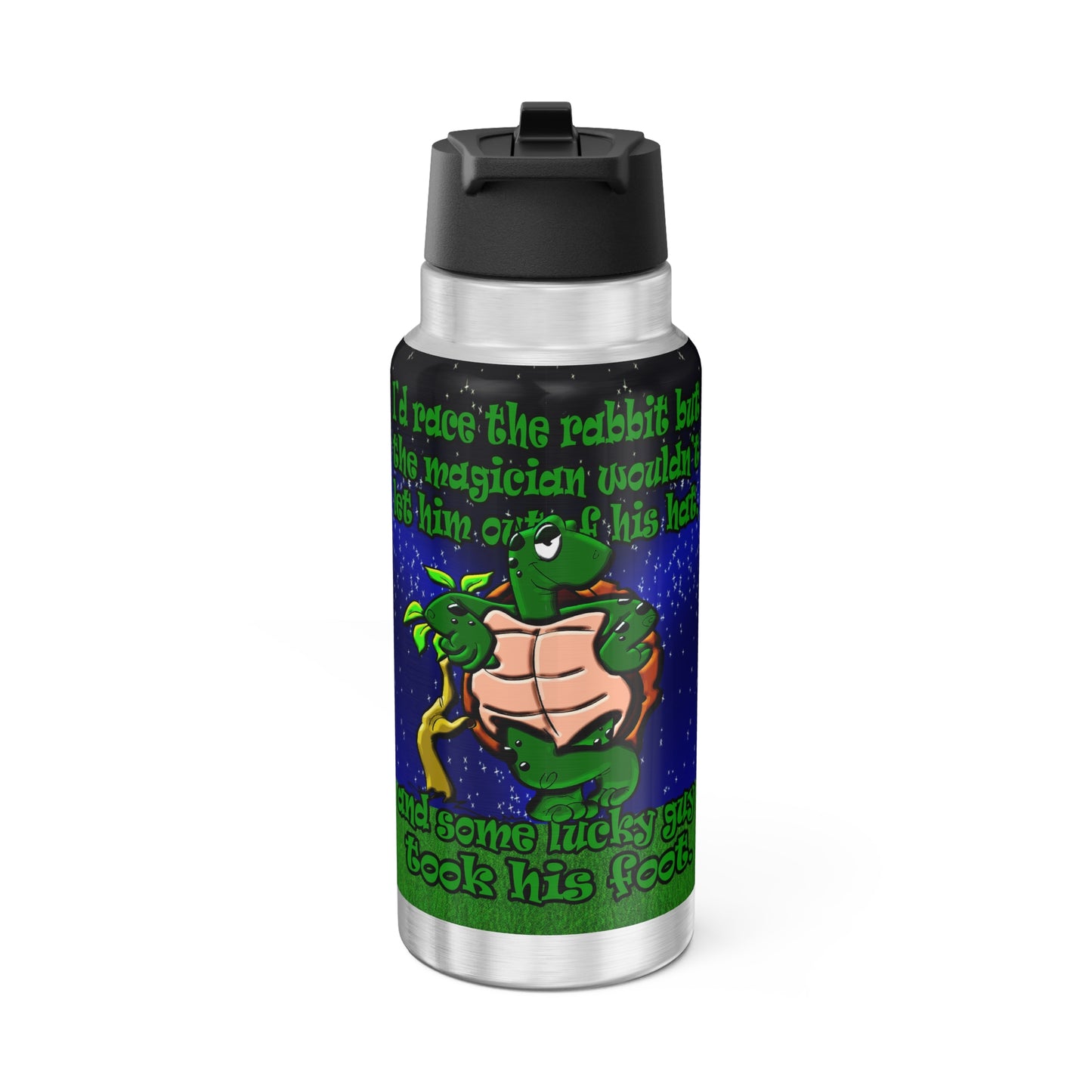 turtle race - Gator Tumbler, 32oz  ('snoops' background)
