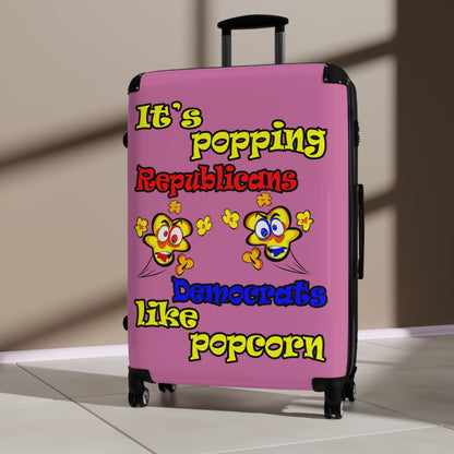 popping like popcorn - Suitcase (light pink)
