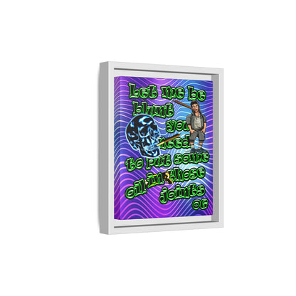 og - framed canvas art (purple wave)