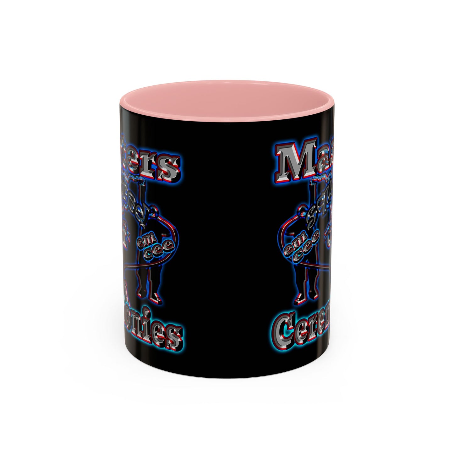 em cee squared - Accent Mug (black)