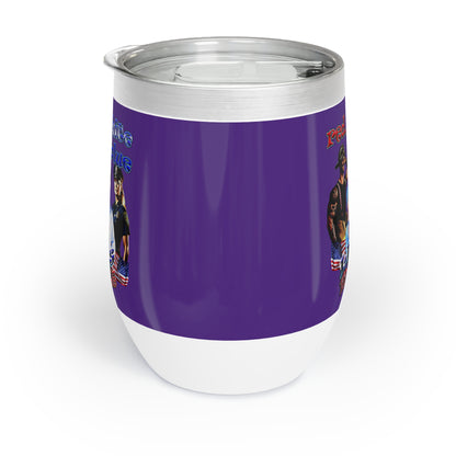 rw&b lives matter - Chill Wine Tumbler (purple)